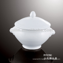 nice chinese white porcelain heat resistant soup bowl
